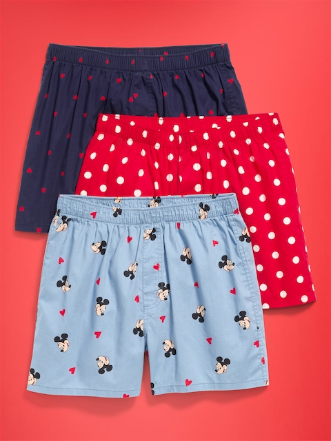 Old Navy x Disney 3-Pack Soft-Washed Boxer Shorts for Men