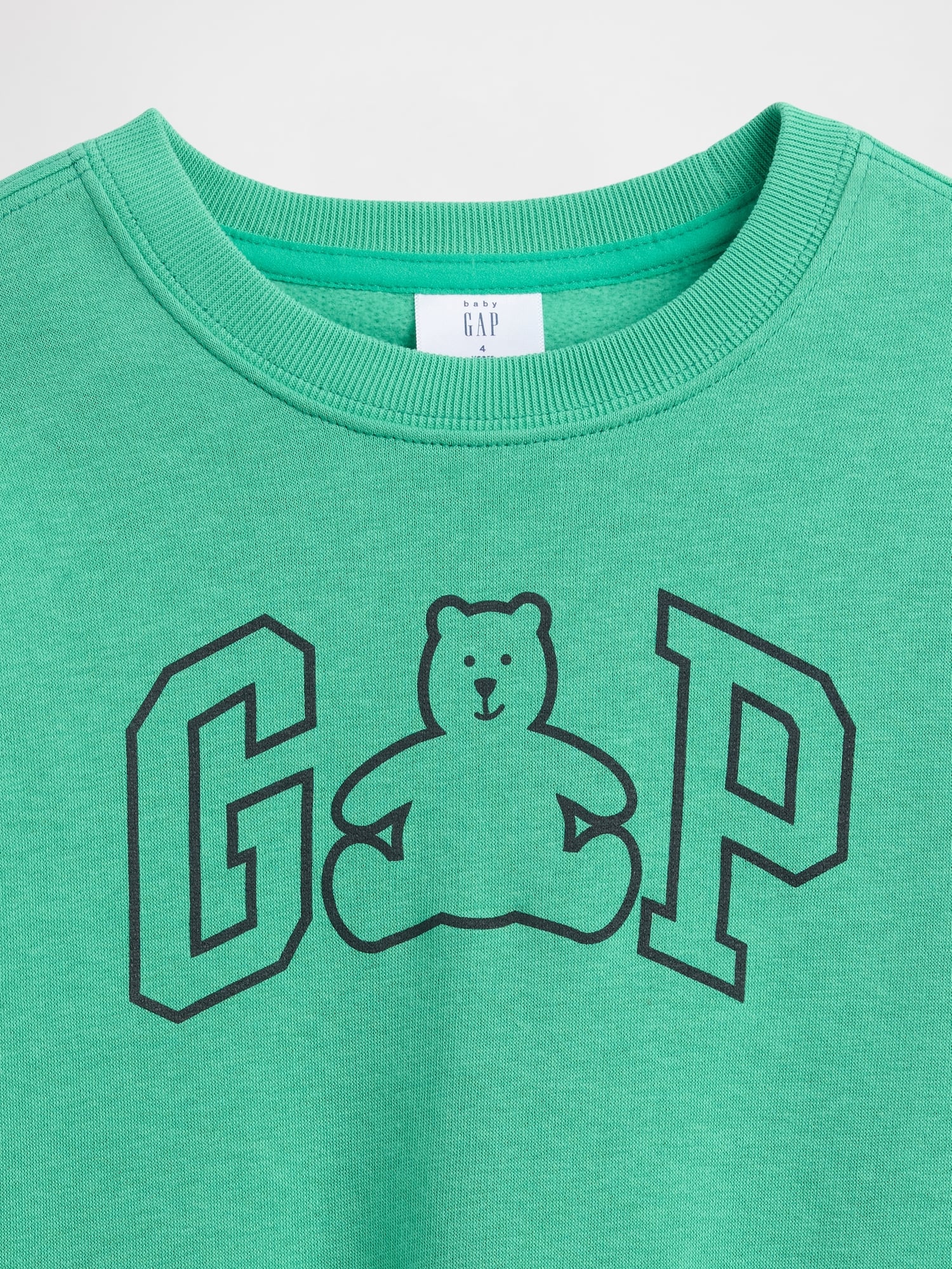 babyGap GAPロゴ リラックスフィット  クルーネック スウェットシャツ-2
