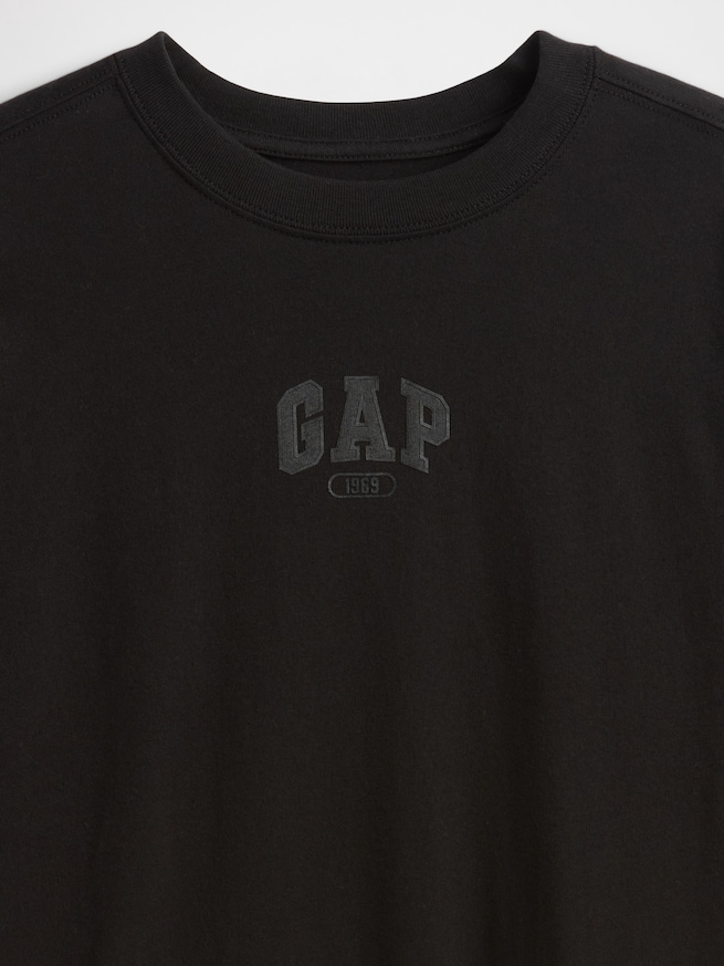 オーバーサイズ GAP1969ロゴ Tシャツ (キッズ)-2