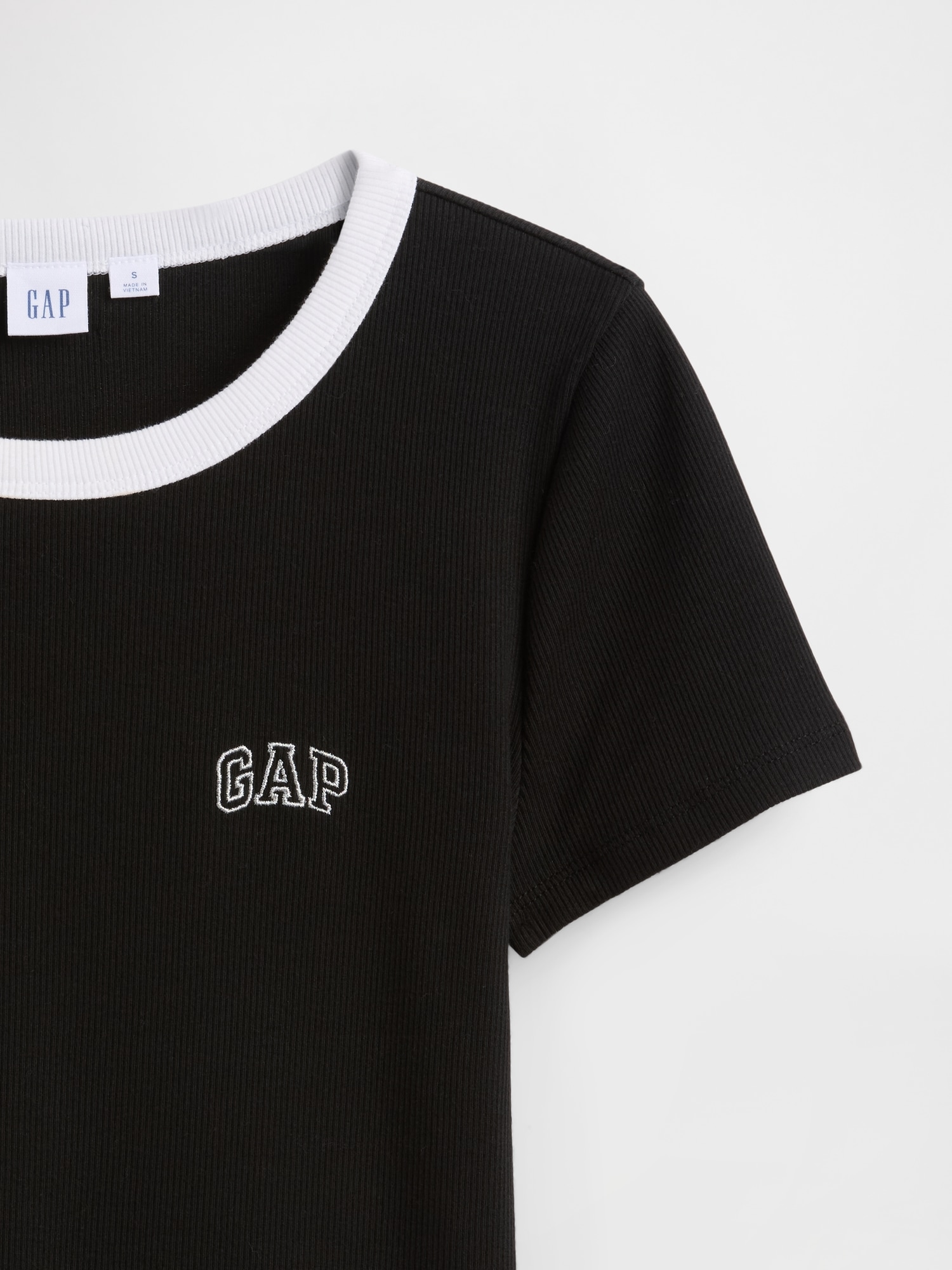 リブ GAPロゴ チビTシャツ-4