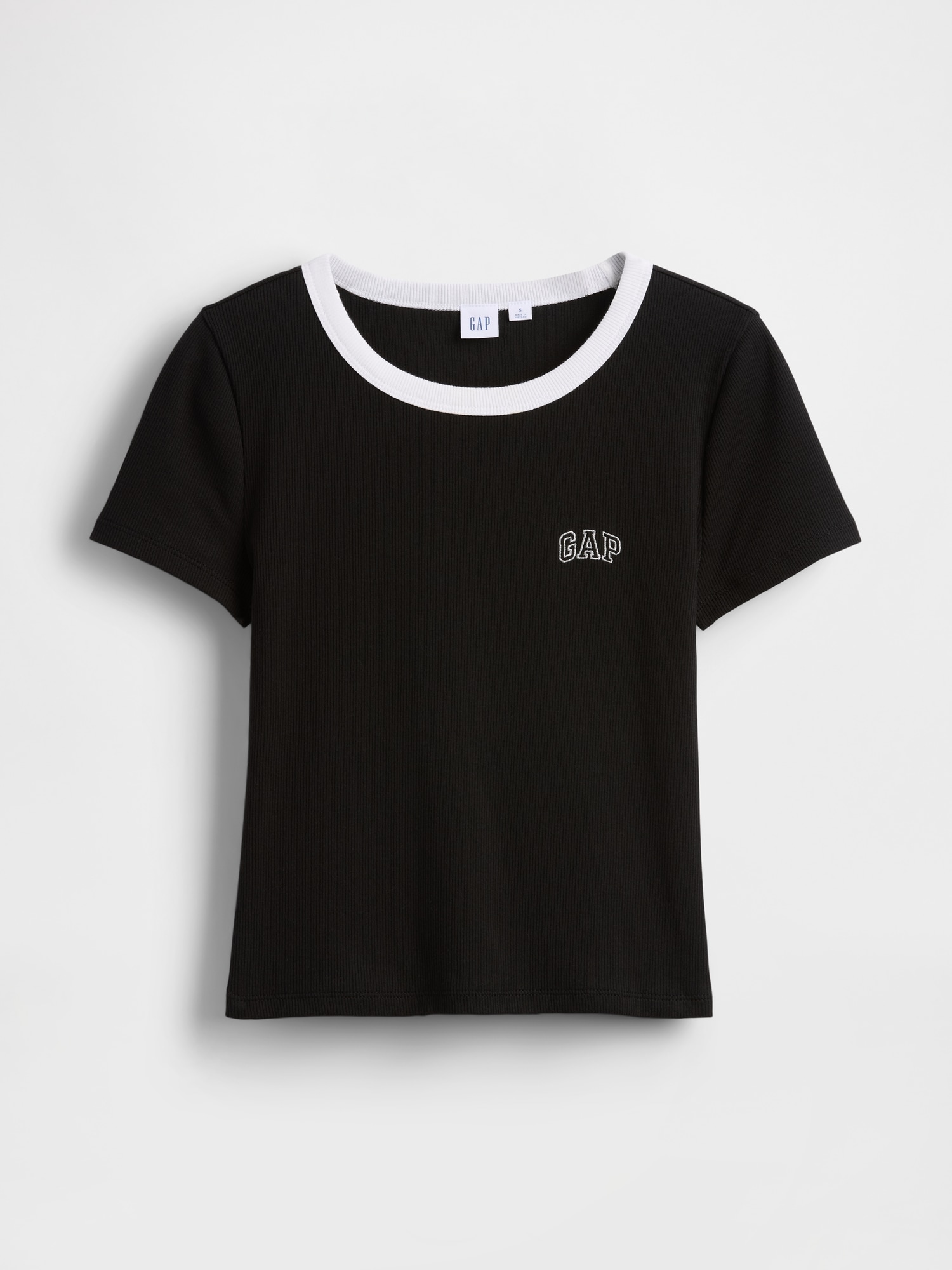 リブ GAPロゴ チビTシャツ-5