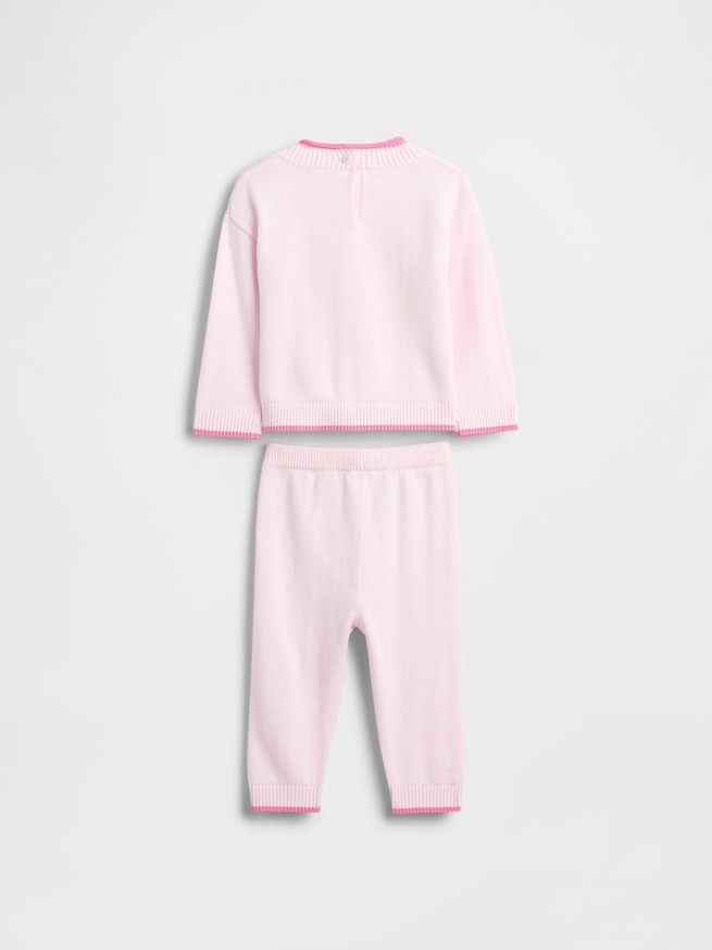 ハート ニットセット (ベビー)-1