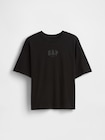 オーバーサイズ GAP1969ロゴ Tシャツ (キッズ)-0