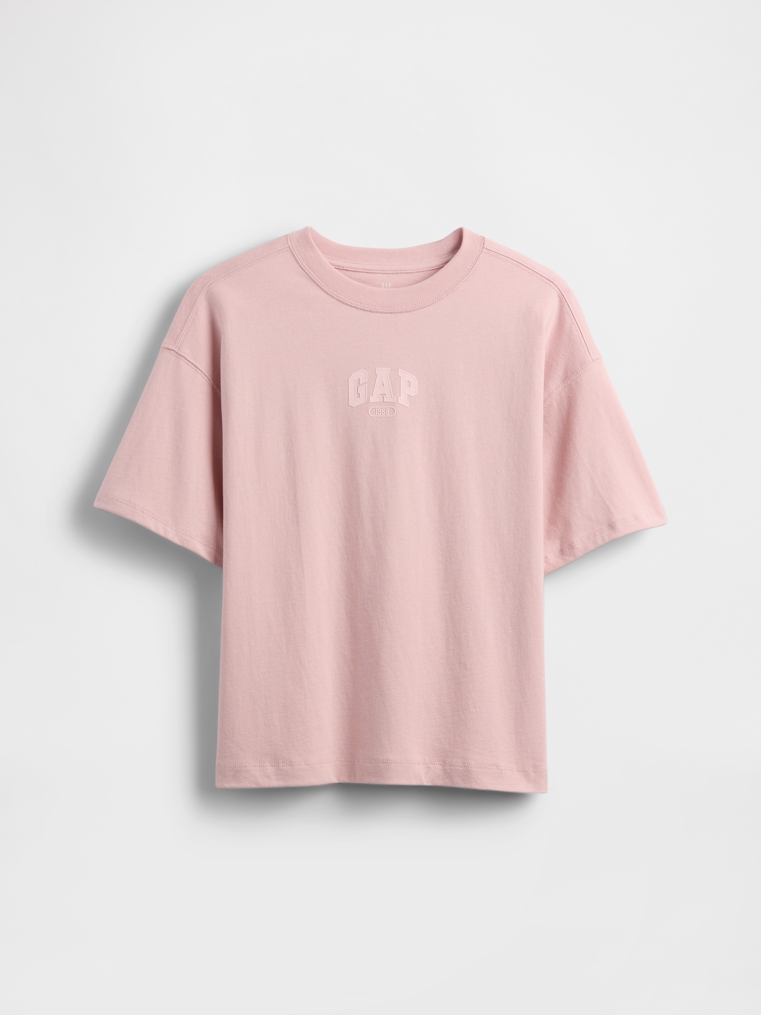 オーバーサイズ GAP1969ロゴ Tシャツ (キッズ)-0