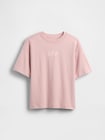 オーバーサイズ GAP1969ロゴ Tシャツ (キッズ)-0