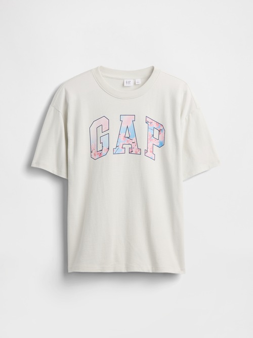 リラックスフィット SAKURA GAPロゴ Tシャツ (キッズ)