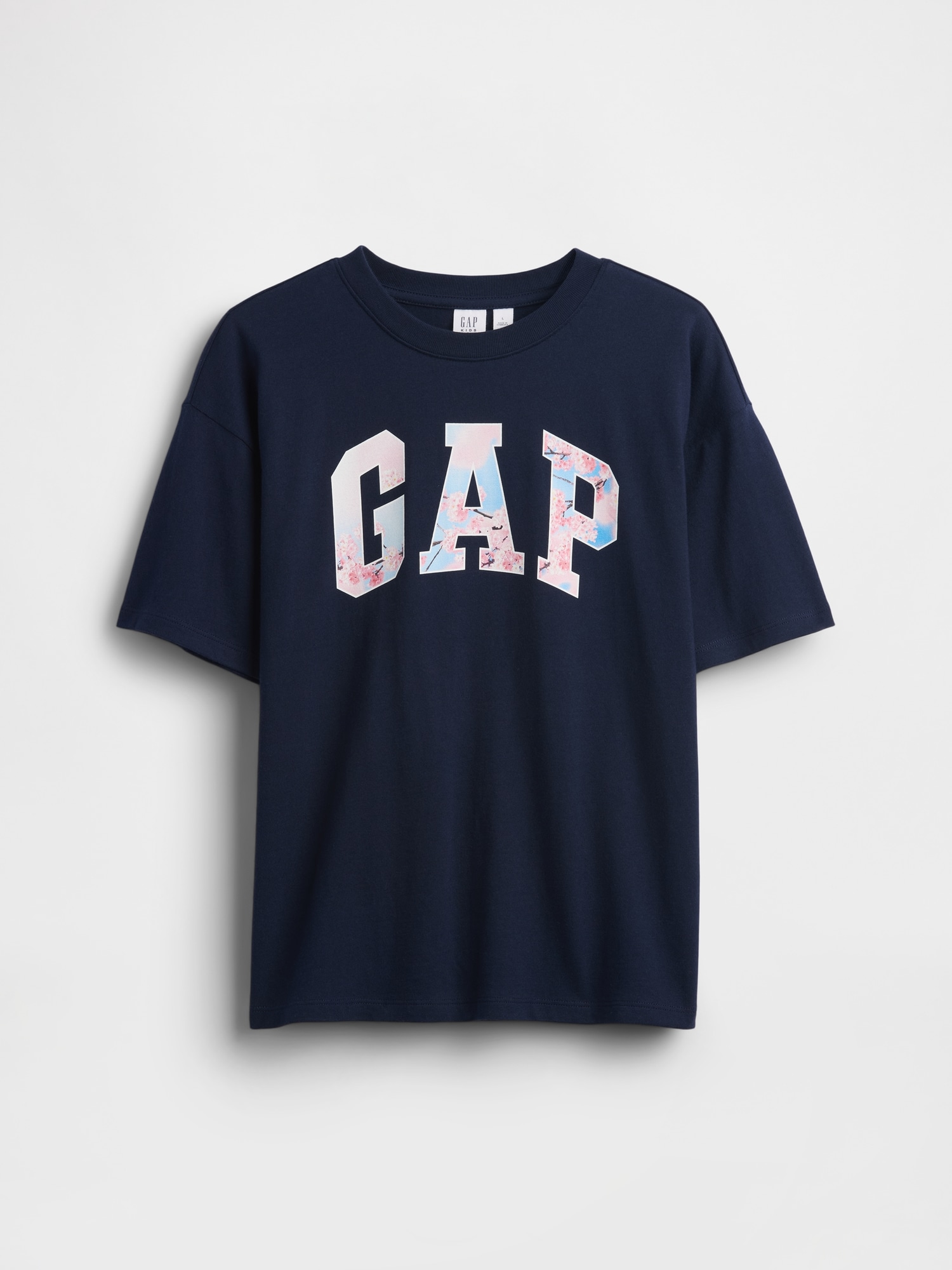 リラックスフィット SAKURA GAPロゴ Tシャツ (キッズ)-0