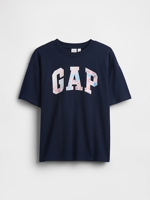 リラックスフィット SAKURA GAPロゴ Tシャツ (キッズ)