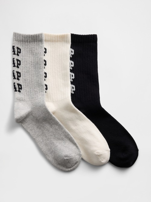 GAPロゴ クルーソックス 3足セット