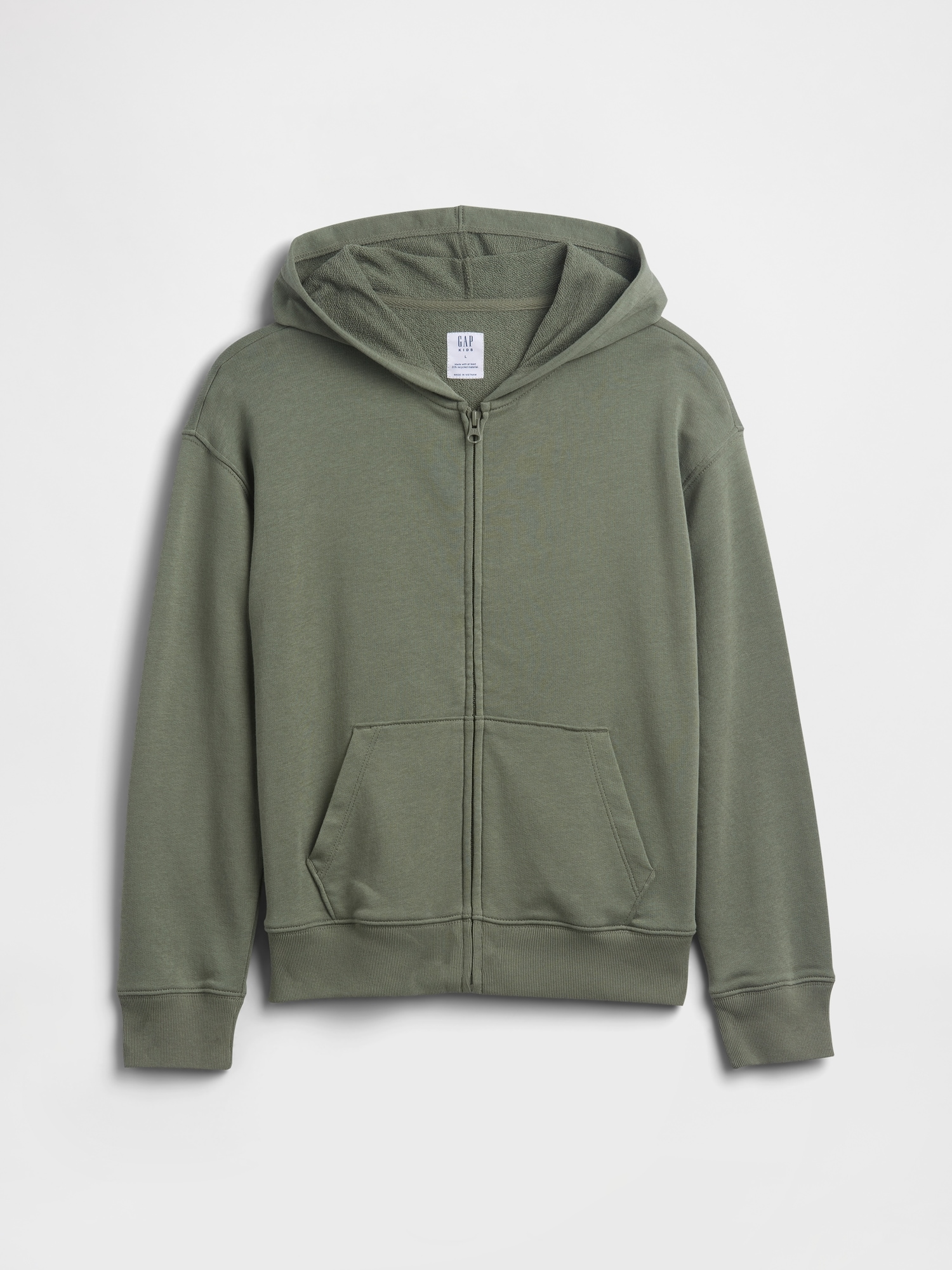 Kids Relaxed French Terry Zip Hoodie