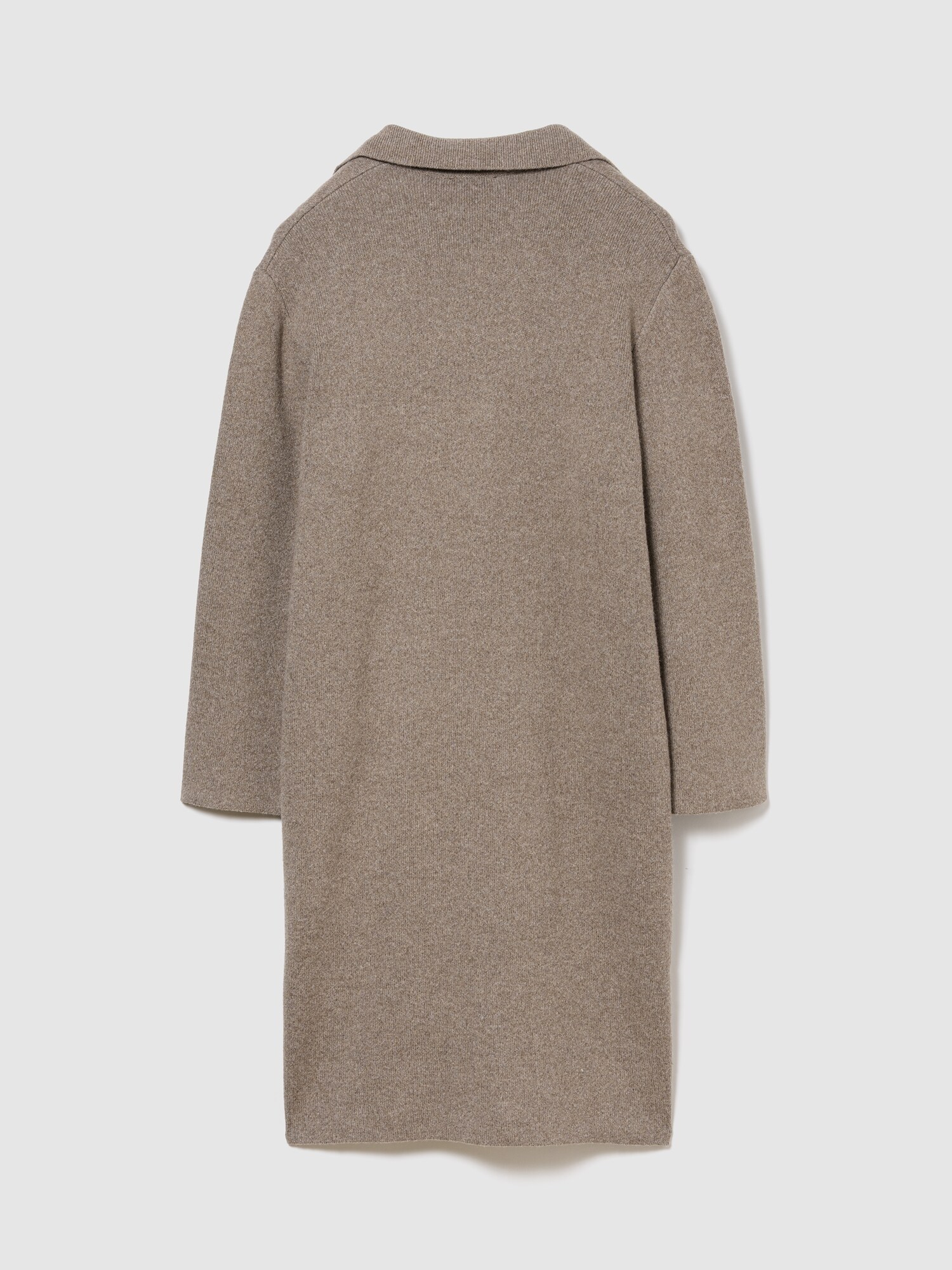 コットンブレンド カーディガンコート-4