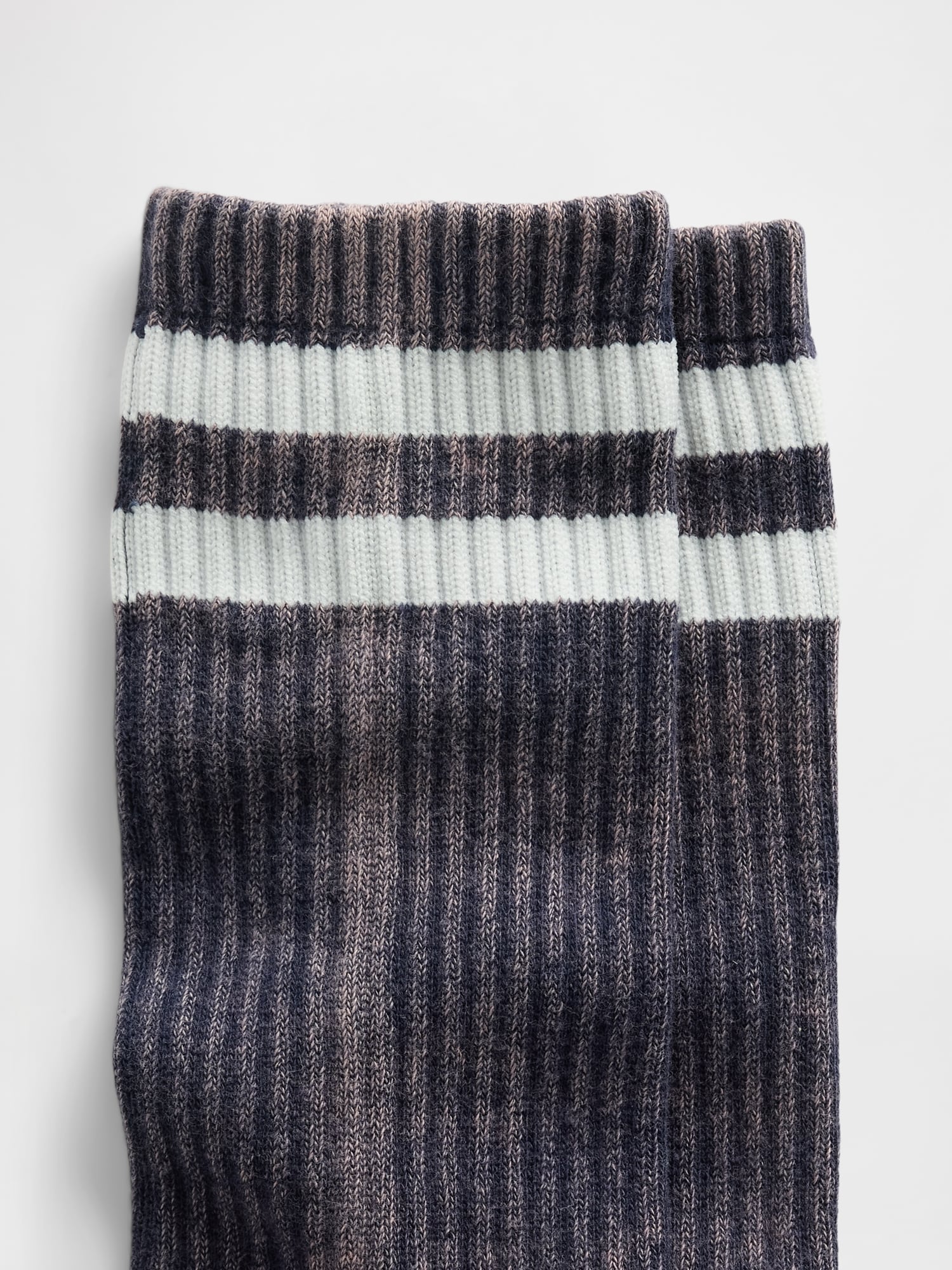 バーシティスタイル クルーソックス-1