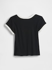 babyGap GAPロゴ リブ リンガーTシャツ-2