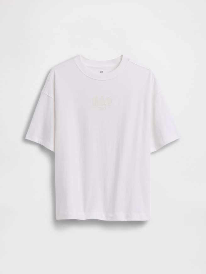 オーバーサイズ GAP1969ロゴ Tシャツ (キッズ)-0