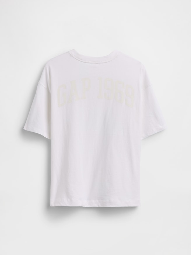 オーバーサイズ GAP1969ロゴ Tシャツ (キッズ)-1