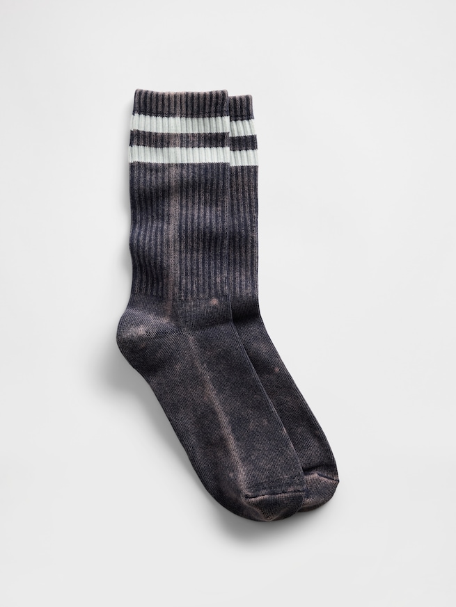 バーシティスタイル クルーソックス-0