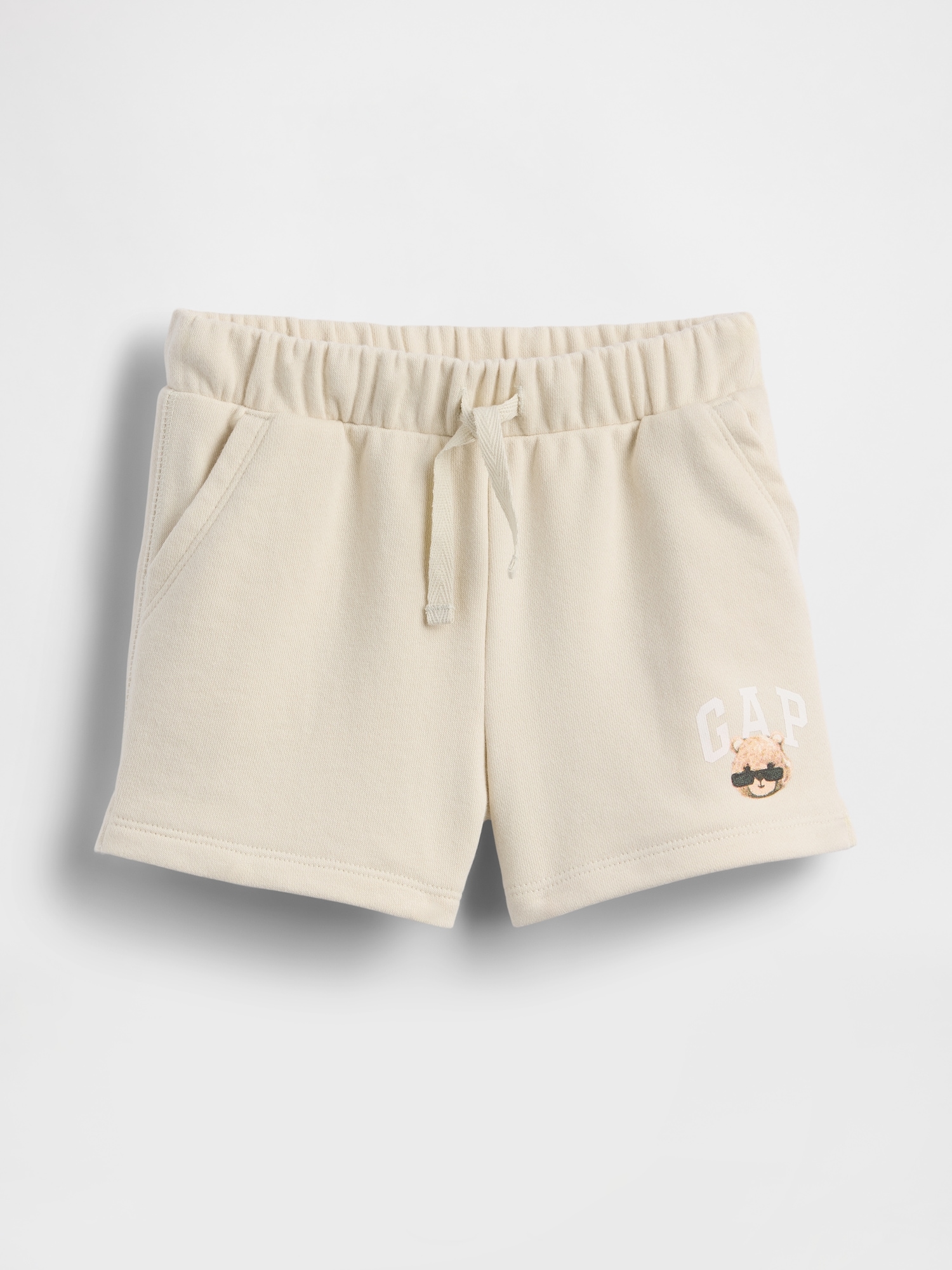 babyGap GAPロゴ プルオン フレンチテリー ショートパンツ-0