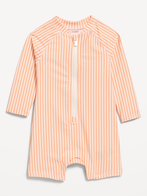 Printed Swim Rashguard Bodysuit for Baby