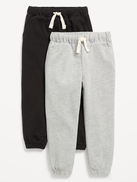 French Terry Joggers 2-Pack for Toddler Boys