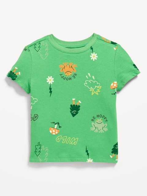 T-SHIRT À MOTIFS À MANCHES COURTES POUR TOUT-PETIT