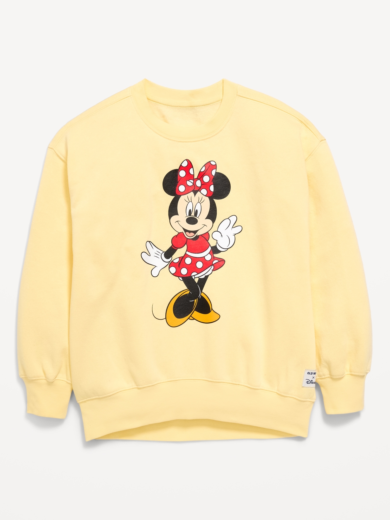 CHANDAIL LONG SURDIMENSIONNÉ EN COTON OUATÉ MINNIE DE DISNEY © POUR FILLE