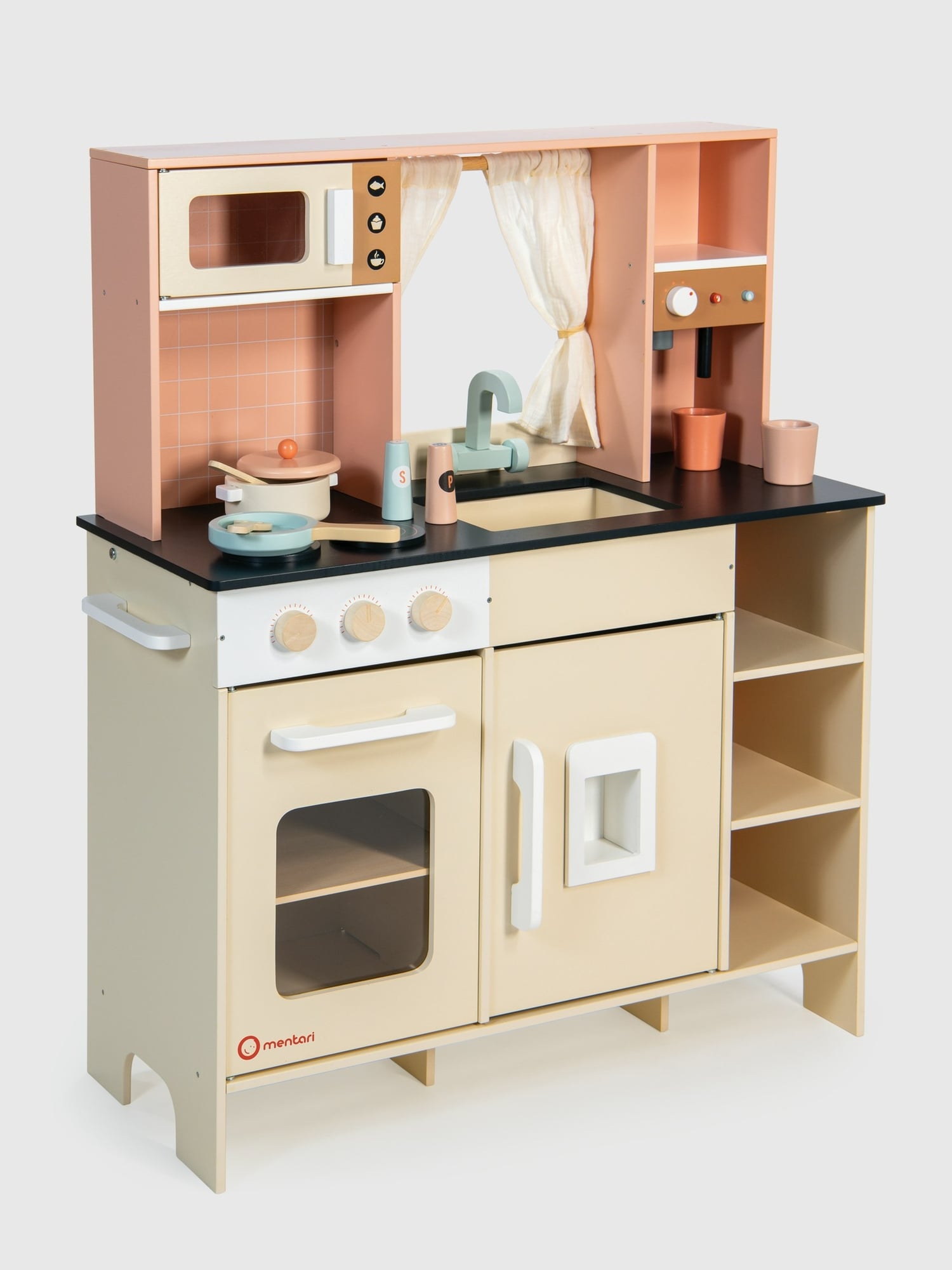 Cream Play Kitchen