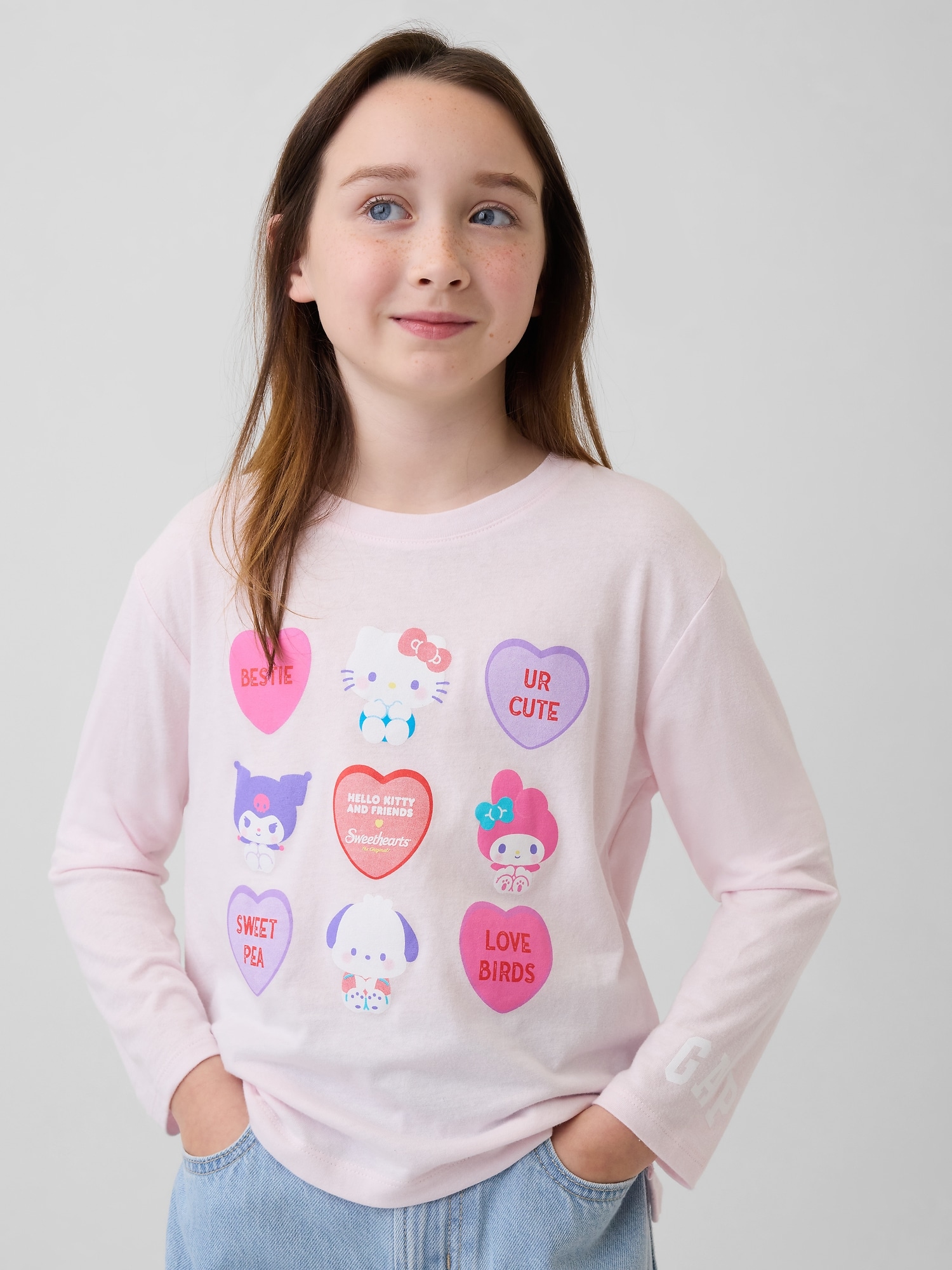 T-SHIRT SURDIMENSIONNÉ À IMPRIMÉ HELLO KITTY POUR ENFANT
