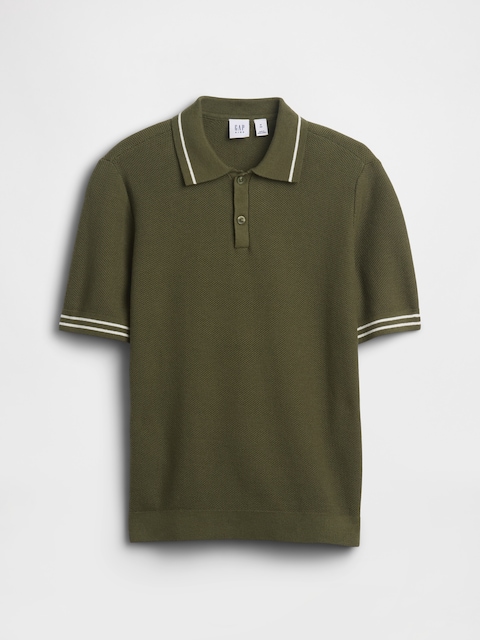 Kids Relaxed Sweater Polo Shirt