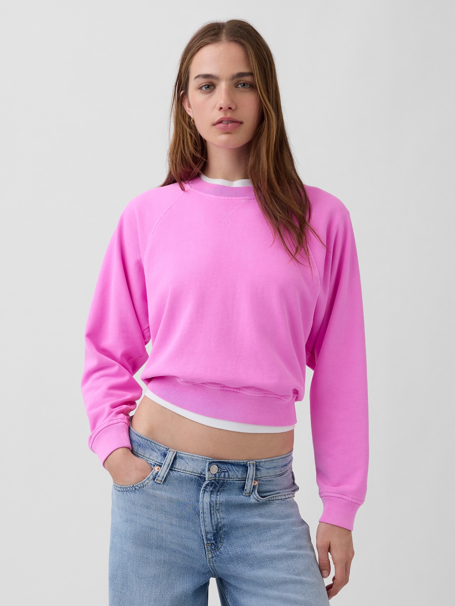 VintageSoft Terry Raglan Sweatshirt