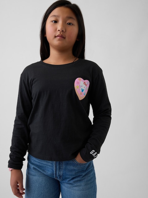 T-SHIRT SURDIMENSIONNÉ À IMPRIMÉ HELLO KITTY POUR ENFANT