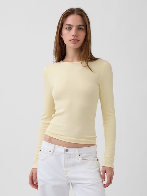 T-SHIRT CÔTELÉ MODERNE