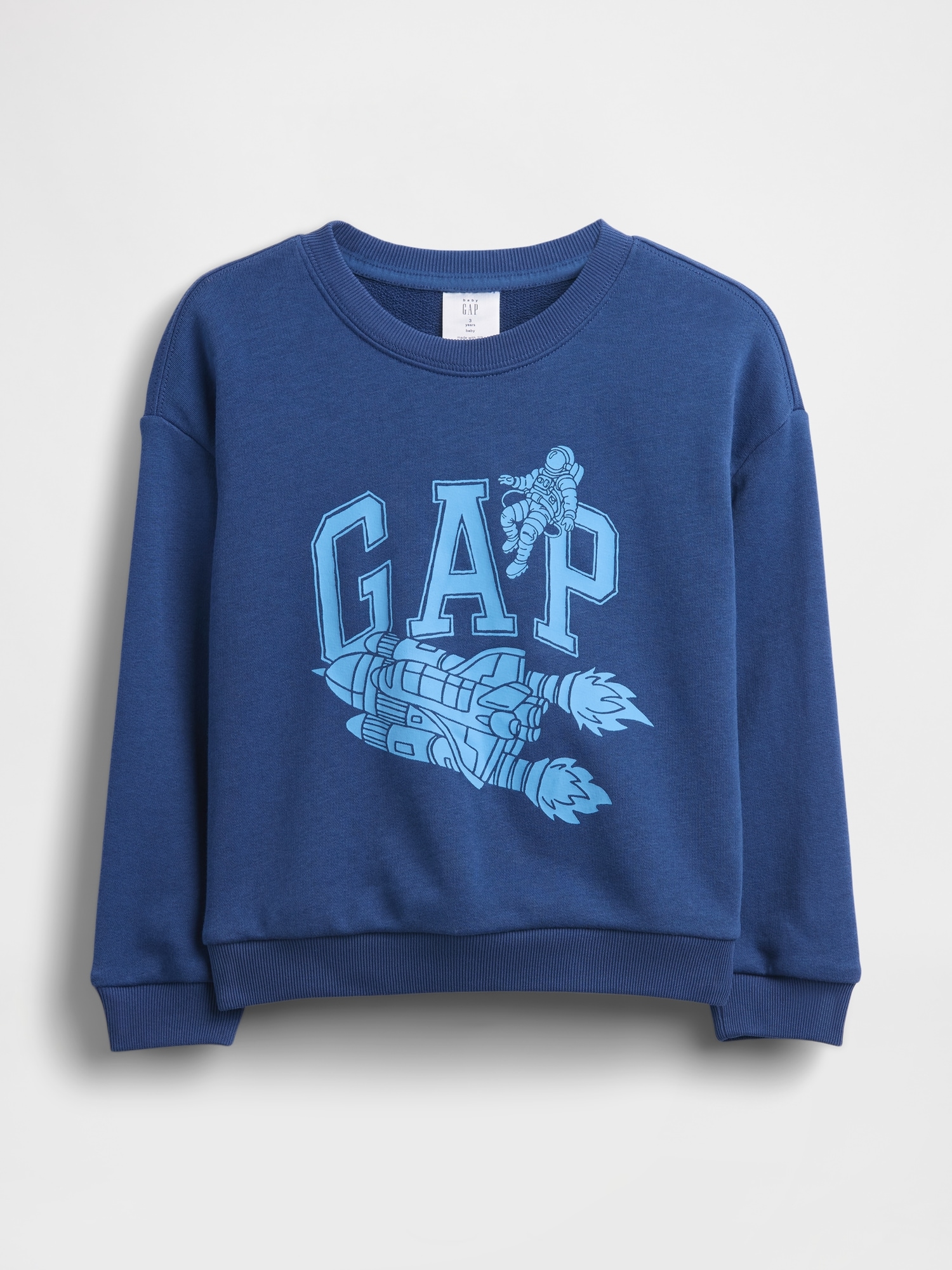 babyGap リラックスフィット フレンチテリー グラフィック スウェットシャツ-0