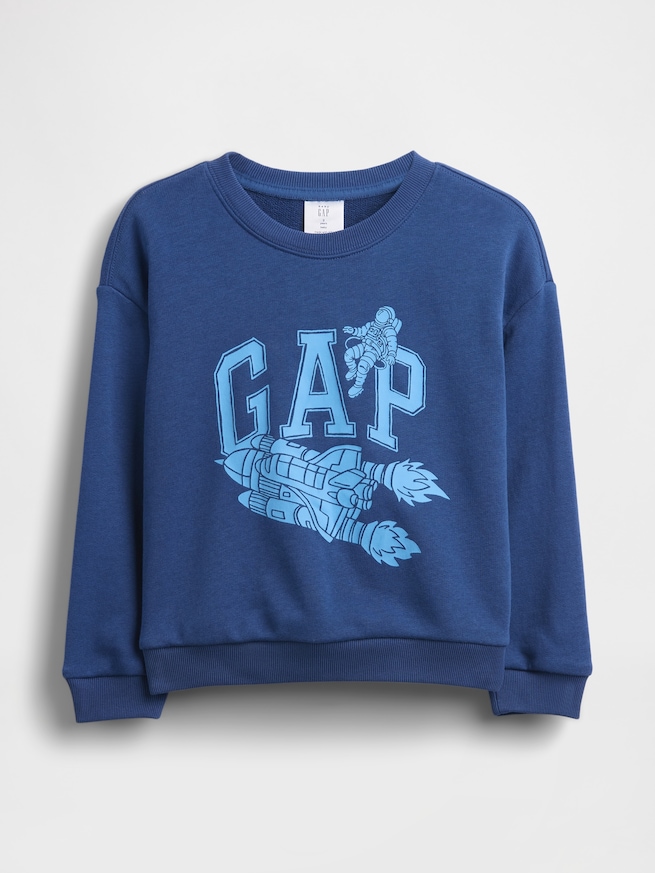 babyGap リラックスフィット フレンチテリー グラフィック スウェットシャツ-0