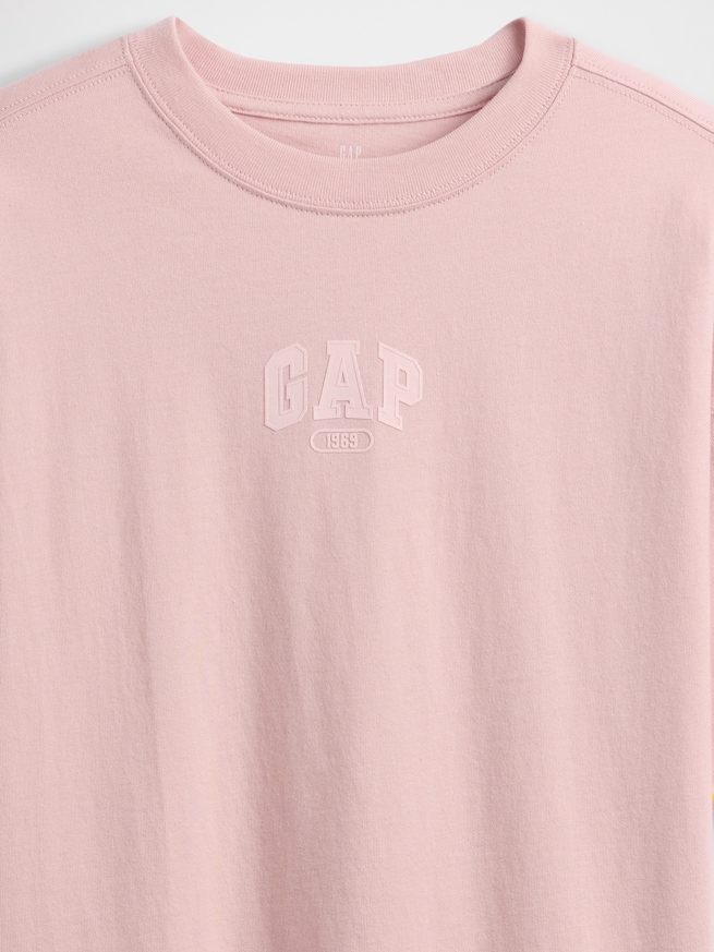 オーバーサイズ GAP1969ロゴ Tシャツ (キッズ)-2