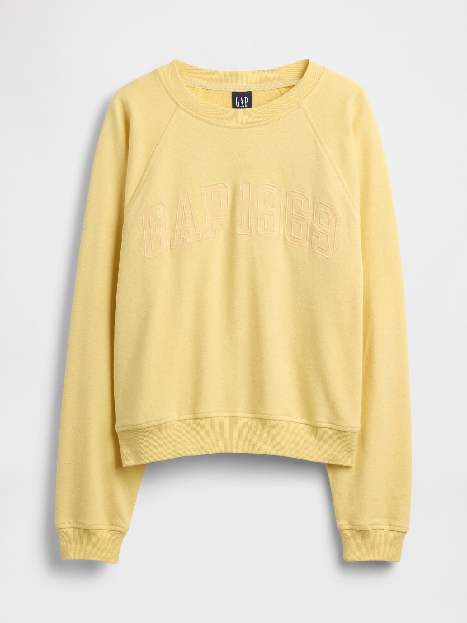 フレンチテリー ラグラン GAPロゴスウェットシャツ-4