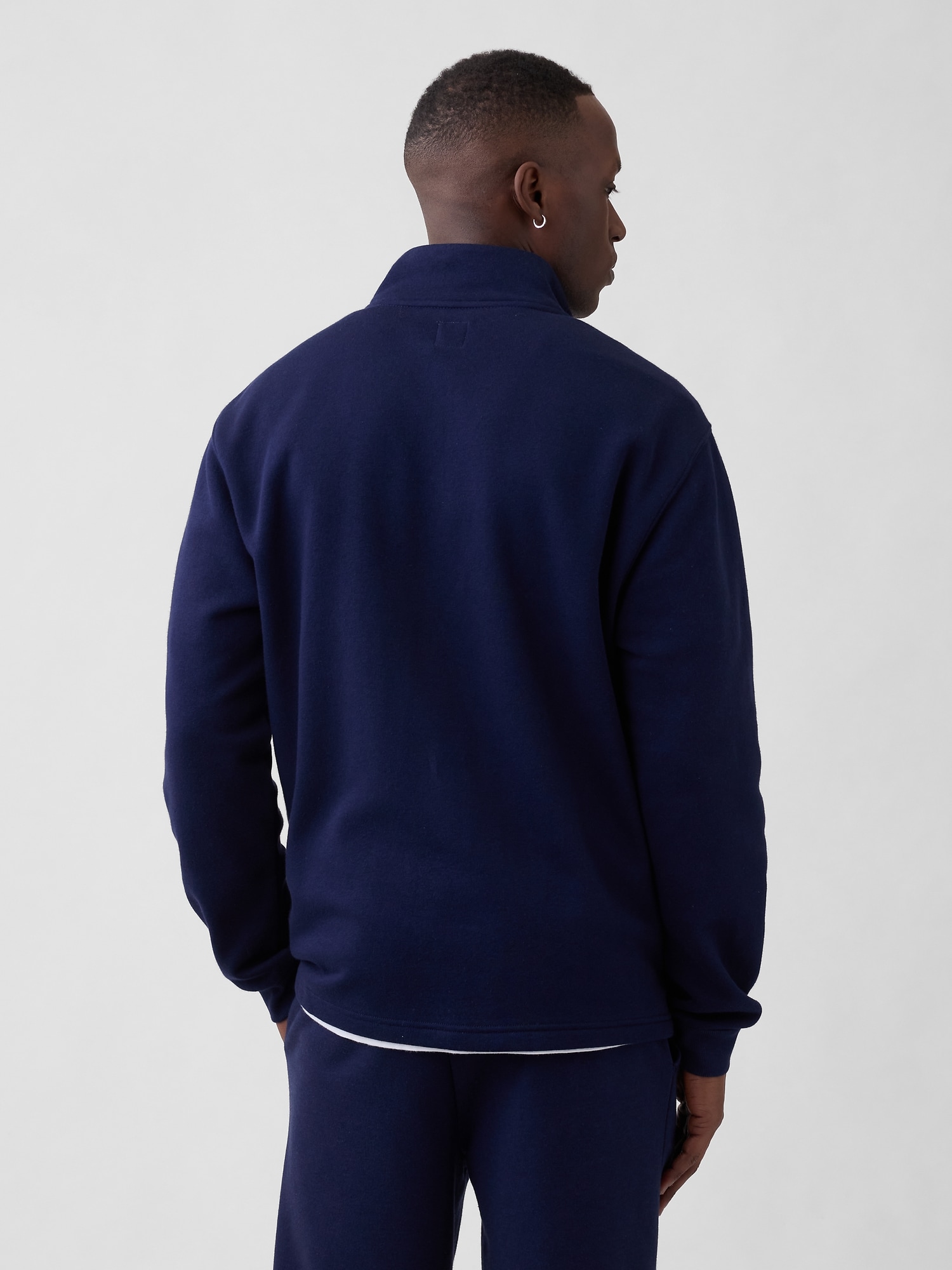 Relaxed Gap Graphic Quarter-Zip Sweatshirt | Gap Factory