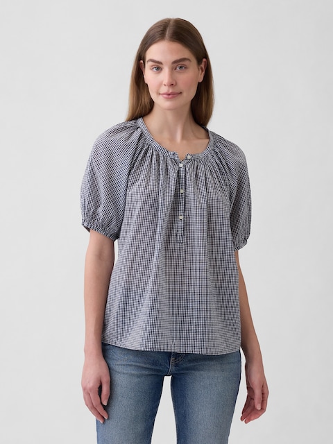 Oversized Puff Sleeve Top