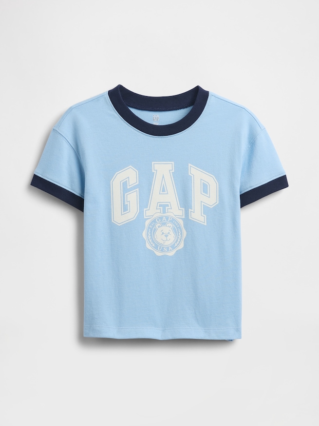 GAPロゴ リンガーTシャツ (幼児・ベビー)-0