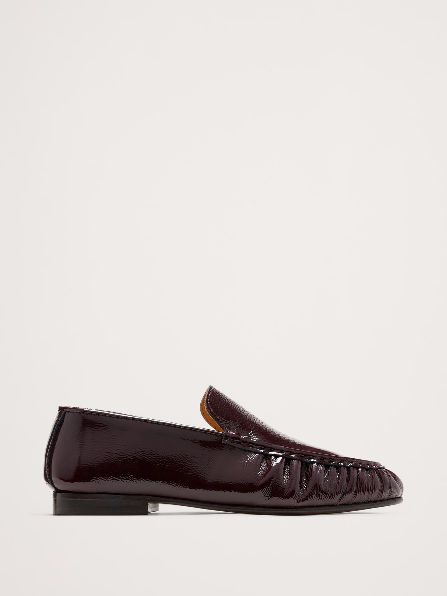 FLÂNEURS EN CUIR À BOUT MOCASSIN