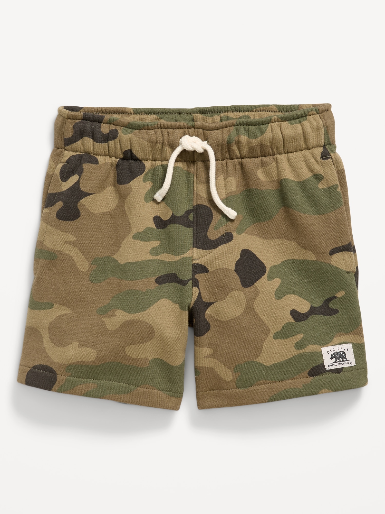 Above Knee Logo-Graphic Fleece Jogger Shorts for Boys