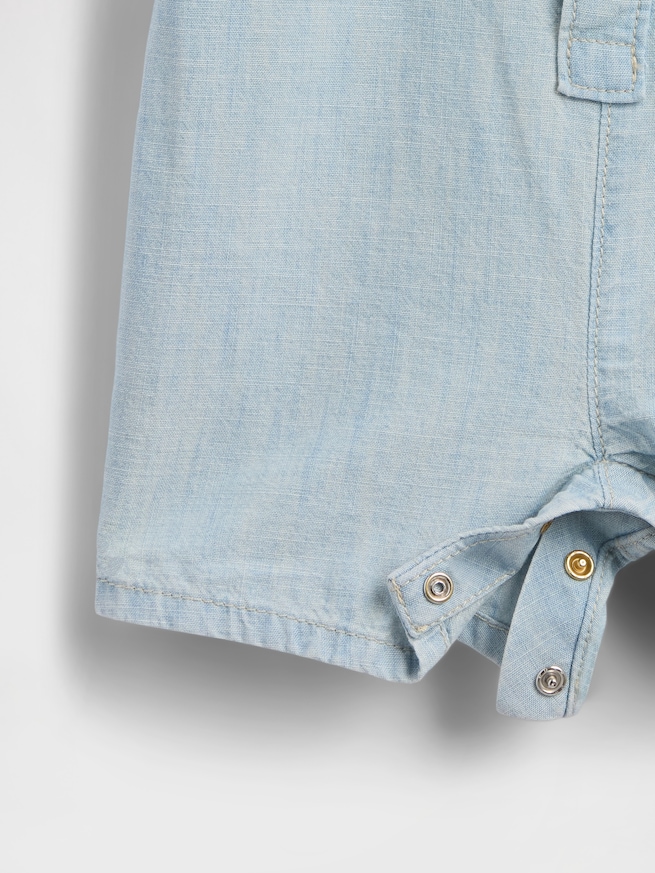 ポケットショートカバーオール (ベビー)-2