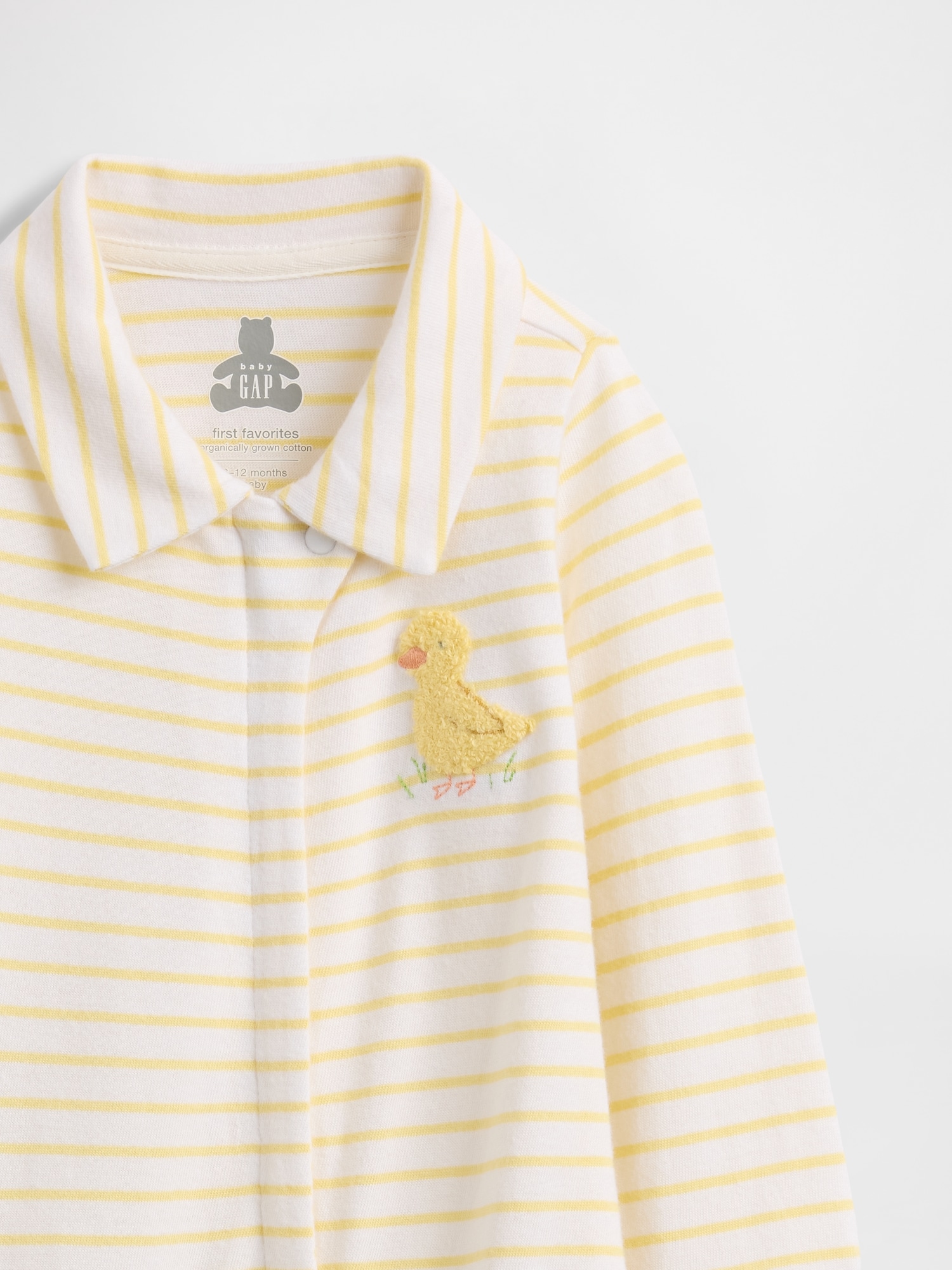 はじめてのお気に入り オーガニックコットン 足つき カバーオール (ベビー)-2