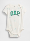 はじめてのお気に入り オーガニックコットン GAPロゴ ボディスーツ (ベビー)-0