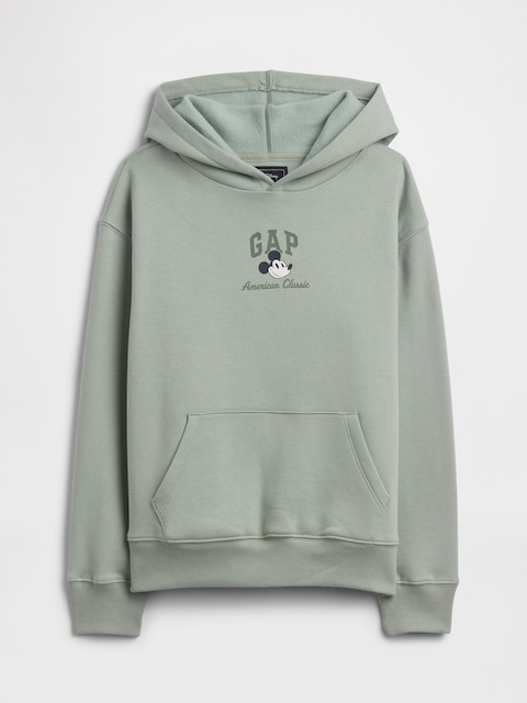 GapKids × Disney Mickey Mouse Relaxed Logo Hoodie