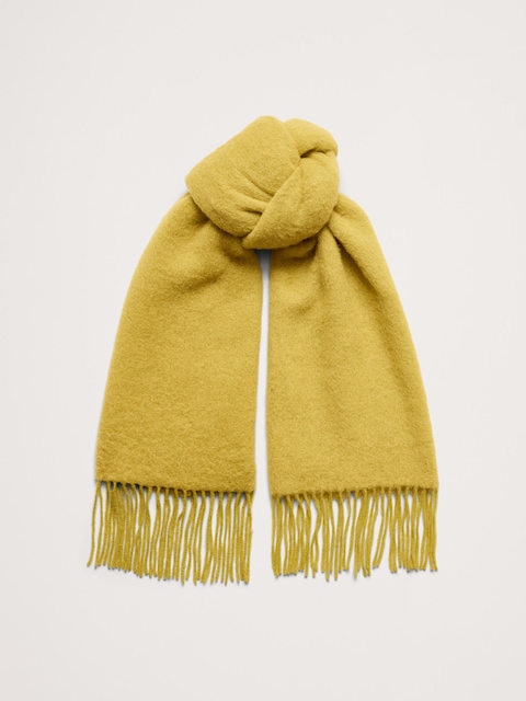 Brushed Alpaca-Wool Blend Scarf