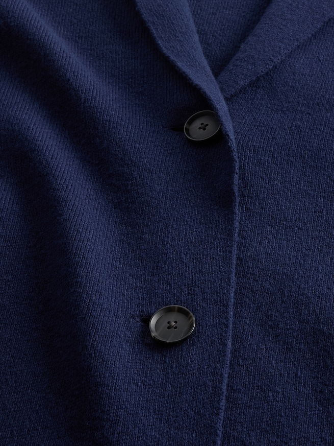 コットンブレンド カーディガンコート-3