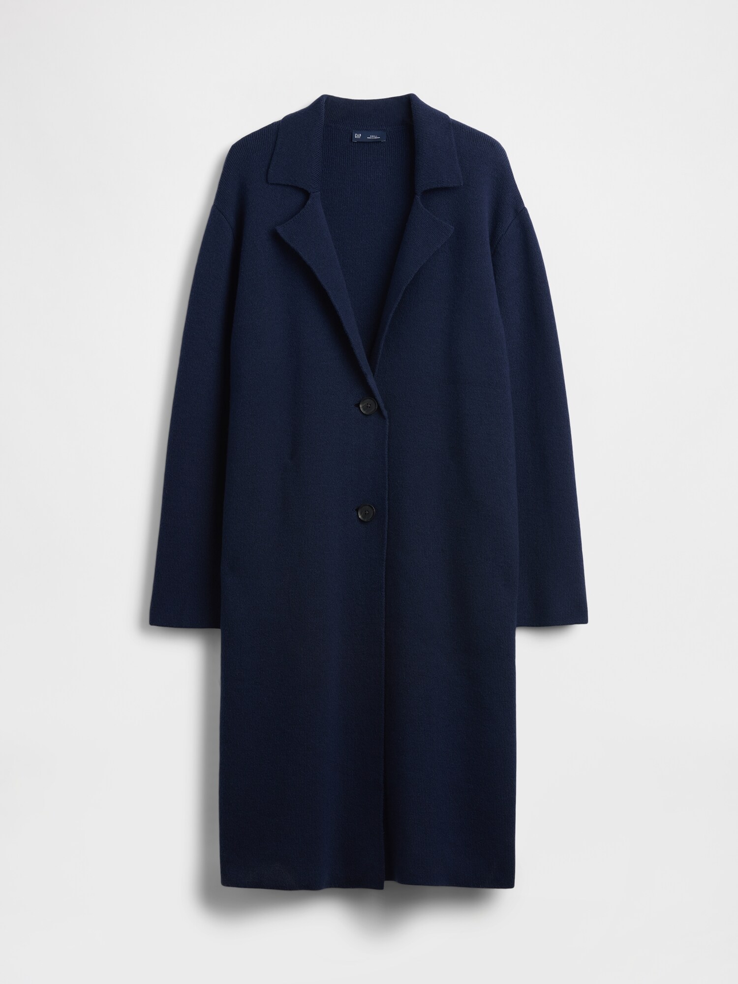 コットンブレンド カーディガンコート-6