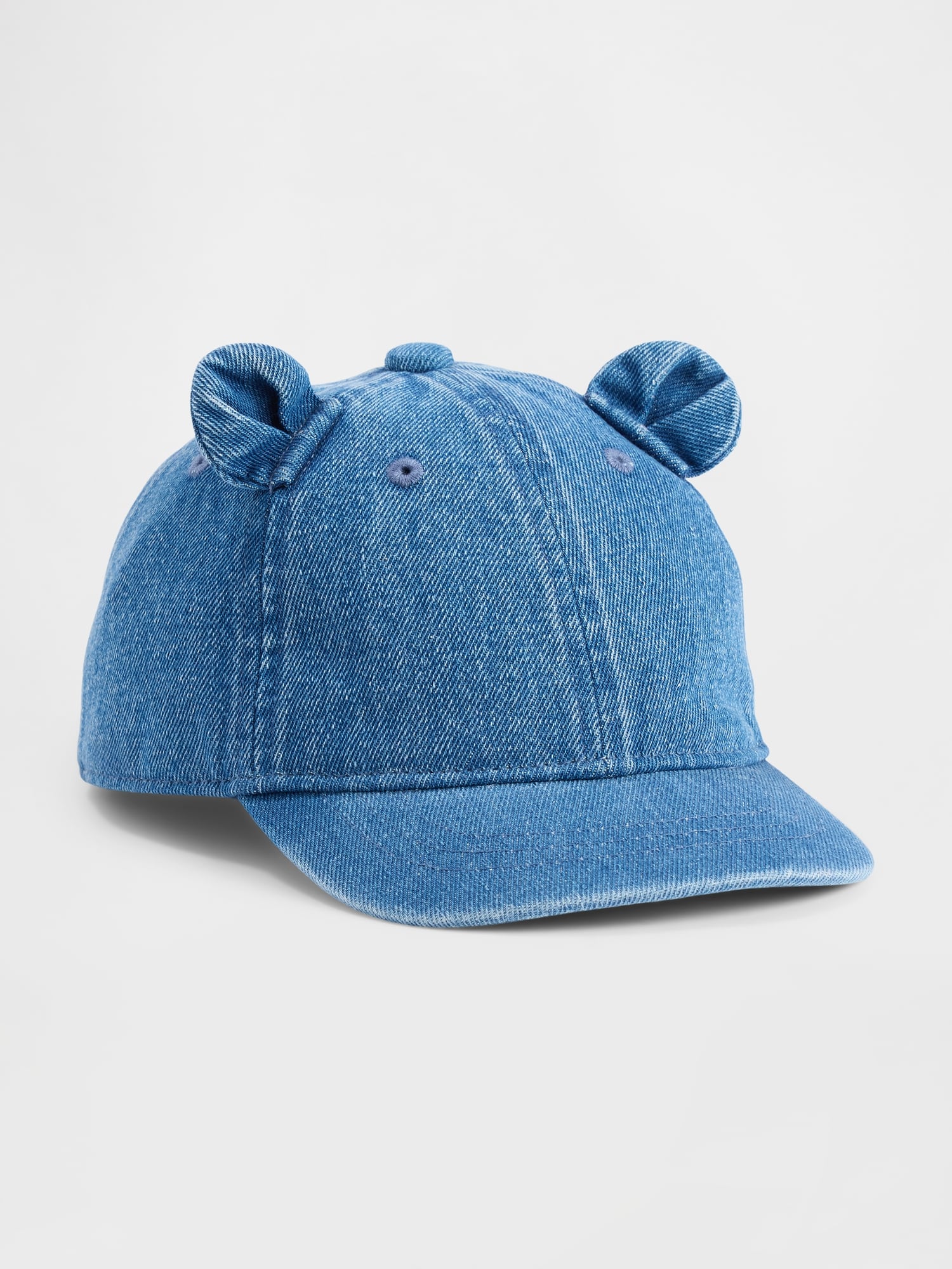 CASQUETTE DE BASEBALL EN DENIM À MOTIF D'OURS POUR TOUT-PETIT