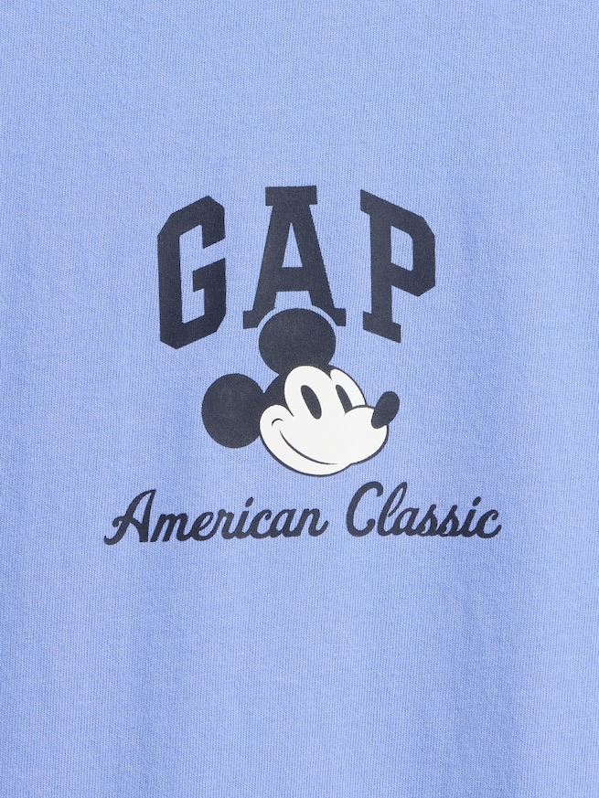 Gap &times; ディズニー エブリディ ソフト リラックスフィット GAPロゴTシャツ-3