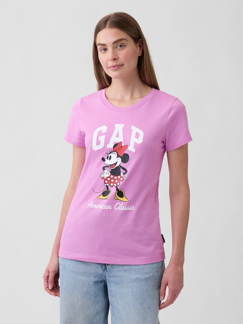 Gap &times; ディズニー GAPロゴTシャツ